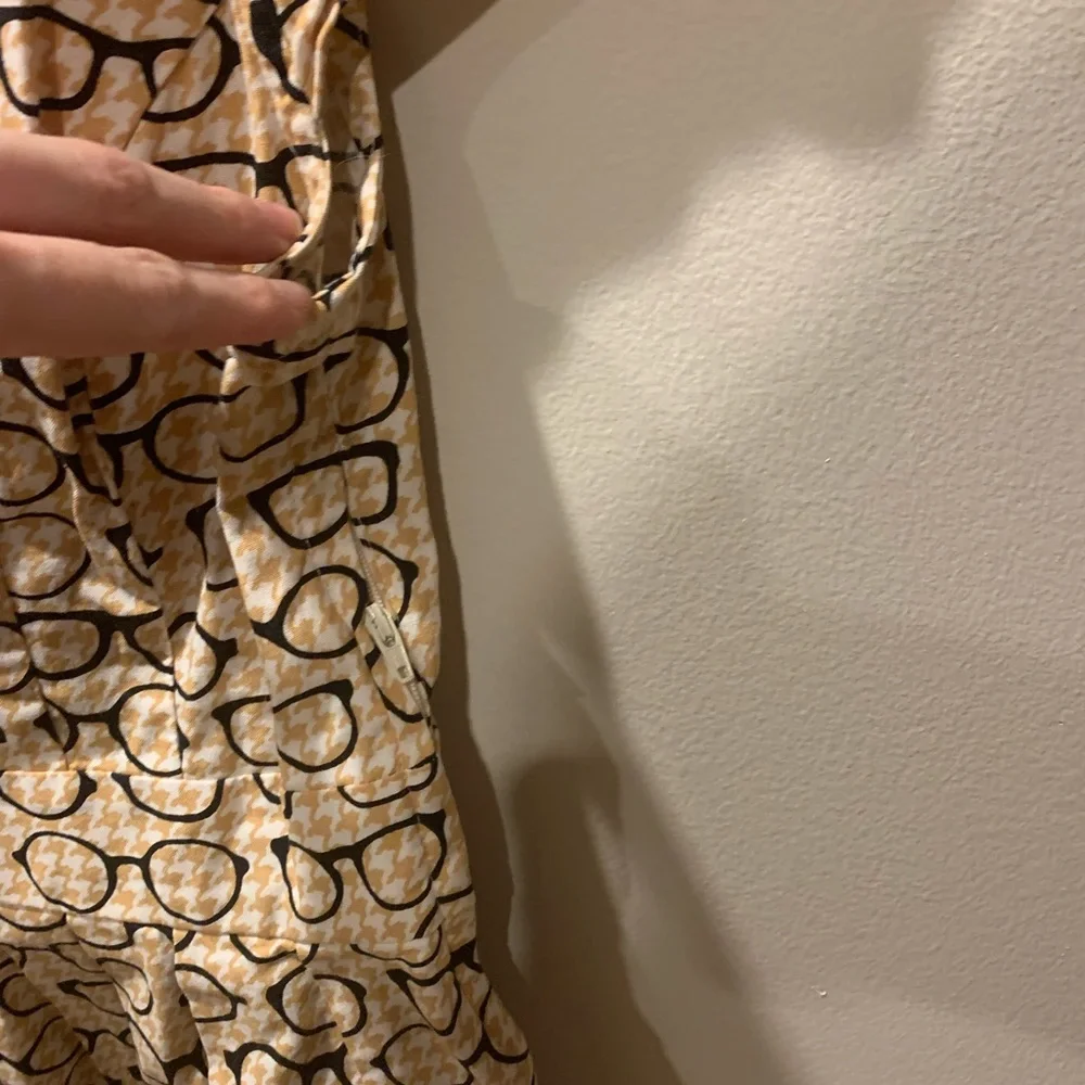 *Last Chance*Glasses Print Fit and Flare Dress - Picture 2 of 4